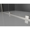 Mexen Velar Walk-in tolózuhanyfal 110 x 200 cm, deres 8 mm, szálcsiszolt nikkel - 871-110-000-33-97