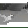 Mexen Velar Walk-in zuhanyfal eltolható 75 x 200 cm, deres 8 mm, kefélt nikkel - 871-075-000-33-97