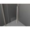 Mexen Velar Walk-in tolózuhanyfal 110 x 200 cm, deres 8 mm, szálcsiszolt nikkel - 871-110-000-33-97