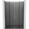 Mexen Velar Duo uși de duș glisante 140 cm, grafit, crom - 871-140-000-42-01