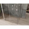 Mexen Omega cabină de duș cu 3 pereți, culisantă 100 x 80 cm, transparent, crom - 825-100-080-01-00-3S