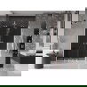 Mexen Velar Duo tolózuhanyajtók 140 cm, grafit, fehér - 871-140-000-42-20