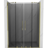 Mexen Velar Duo uși de duș glisante 150 cm, grafit, auriu - 871-150-000-42-50