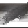 Mexen Velar Duo uși duș culisante 160 cm, grafit, alb - 871-160-000-42-20