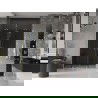 Mexen Velar Duo tolóajtós zuhanyajtó 140 cm, grafit, arany kefélt - 871-140-000-42-55