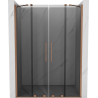 Mexen Velar Duo uși de duș glisante 150 cm, grafit, cupru periat - 871-150-000-42-65