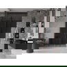 Mexen Velar Duo uși de duș glisante 140 cm, grafit, gri metalic periat - 871-140-000-42-66