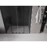 Mexen Velar Duo tolóajtós zuhanyajtók 160 cm, grafit, fekete - 871-160-000-42-70