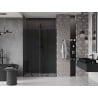 Mexen Velar Duo tolóajtós zuhanyajtók 160 cm, grafit, fekete - 871-160-000-42-70