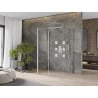 Mexen Omega cabină de duș cu 3 laturi, glisantă, 120 x 90 cm, transparentă, crom - 825-120-090-01-00-3S