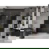 Mexen Velar L Duo uși de duș culisante 200 cm, grafit, auriu periat - 871-200-003-42-55