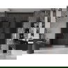 Mexen Velar L Duo uși de duș glisante 200 cm, grafit, gun gray periat - 871-200-003-42-66