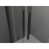 Mexen Velar L Duo uși de duș glisante 180 cm, grafit, gun gray mat - 871-180-003-42-66