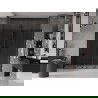 Mexen Velar L Duo uși de duș glisante 200 cm, grafit, negru - 871-200-003-42-70