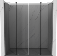 Mexen Velar L Duo uși de duș glisante 200 cm, grafit, gun metal - 871-200-003-42-95