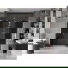 Mexen Velar L Duo uși de duș glisante 200 cm, grafit, nichel periat - 871-200-003-42-97