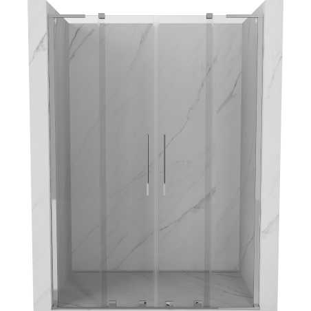Mexen Velar L Duo uși de duș glisante 140 cm, transparent, crom - 871-140-003-02-01