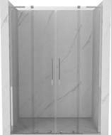 Mexen Velar L Duo uși de duș glisante 140 cm, transparent, crom - 871-140-003-02-01