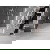Mexen Velar L Duo uși de duș glisante 140 cm, transparent, alb - 871-140-003-02-20