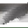 Mexen Velar L Duo uși de duș glisante 150 cm, transparente, albe - 871-150-003-02-20