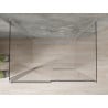 Mexen Omega zuhanykabin 3-oldalas, tolhatós 130 x 100 cm, átlátszó, króm - 825-130-100-01-00-3S