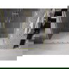 Mexen Velar L Duo uși de duș glisante 160 cm, transparente, auriu periat - 871-160-003-02-55