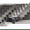 Mexen Velar L Duo uși de duș glisante 150 cm, transparent, auriu periat - 871-150-003-02-55