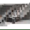 Mexen Velar L Duo uși de duș glisante 150 cm, transparente, aur roz - 871-150-003-02-60