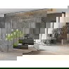 Mexen Omega cabină de duș cu 3 pereți, glisantă 140 x 80 cm, transparentă, crom - 825-140-080-01-00-3S