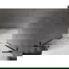 Mexen Velar L Duo uși de duș glisante 150 cm, transparent, negre - 871-150-003-02-70