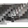 Mexen Velar L Duo tolóajtós zuhanyajtó 140 cm, áttetsző, fekete - 871-140-003-02-70