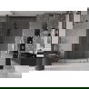 Mexen Velar L Duo uși de duș glisante 140 cm, transparente, gun metal - 871-140-003-02-95