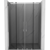 Mexen Velar L Duo Tolóajtós Zuhanykabin 140 cm, Grafit, Króm - 871-140-003-42-01