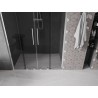 Mexen Velar L Mexen Velar L Duo toló zuhanyajtó 150 cm, grafit, króm - 871-150-003-42-01