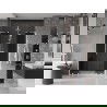 Mexen Velar L Duo uși duș glisante 150 cm, grafit, alb - 871-150-003-42-20