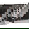 Mexen Velar L Duo uși de duș glisante 140 cm, grafit, aur roz - 871-140-003-42-60