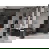 Mexen Velar L Duo uși de duș glisante 140 cm, grafit, aur roz - 871-140-003-42-60