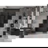 Mexen Velar L Duo toló zuhanyajtó 140 cm, grafit, gun gray csiszolt - 871-140-003-42-66