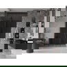 Mexen Velar L Duo toló zuhanyajtó 140 cm, grafit, gun gray csiszolt - 871-140-003-42-66