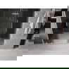 Mexen Velar L Duo uși duș glisante 150 cm, grafit, nichel periat - 871-150-003-42-97