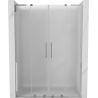 Mexen Velar L Duo toló zuhanyajtó 140 cm, matt, króm - 871-140-003-32-01