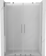Mexen Velar L Duo uși de duș glisante 150 cm, satinat, crom - 871-150-003-32-01