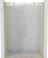 Mexen Velar L Duo uși de duș glisante 150 cm, sticlă opacă, auriu periat - 871-150-003-32-55