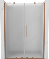 Mexen Velar L Duo uși de duș glisante 140 cm, mat, cupru periat - 871-140-003-32-65