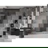 Mexen Velar L Duo uși de duș glisante 140 cm, înghețat, gri pistol periat - 871-140-003-32-66