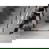 Mexen Velar L Duo uși de duș glisante 140 cm, sticlă mată, negre - 871-140-003-32-70