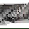 Mexen Velar L Duo uși de duș glisante 140 cm, sticlă mată, negre - 871-140-003-32-70