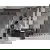 Mexen Velar L Duo uși de duș glisante 140 cm, sticlă mată, negre - 871-140-003-32-70
