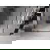 Mexen Velar L Duo uși de duș glisante 140 cm, satinat, gun metal - 871-140-003-32-95