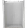 Mexen Velar L Duo uși de duș glisante 140 cm, mat, nichel periat - 871-140-003-32-97